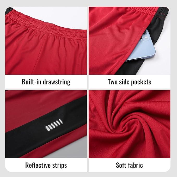 3 Pack Men's Mesh Athletic Shorts Quick Dry Activewear with Pockets Breathable Lightweight Training Gym Workout Shorts