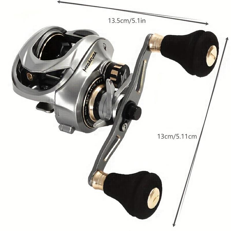 Baitcasting Reel, Aluminum Alloy Fishing Reel, Saltwater Fishing Reel, Fishing Accessories For Outdoor Fishing