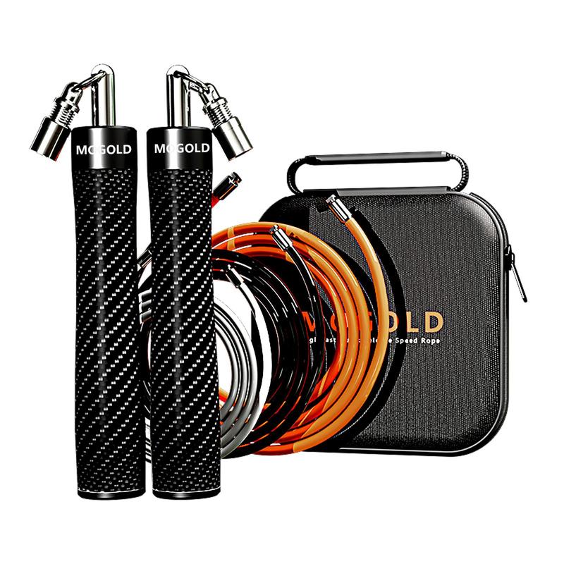 Professional Skipping Rope Set, 3 Counts set Adjustable Jump Rope with Storage Bag, Fitness Equipment for Home Gym Workout