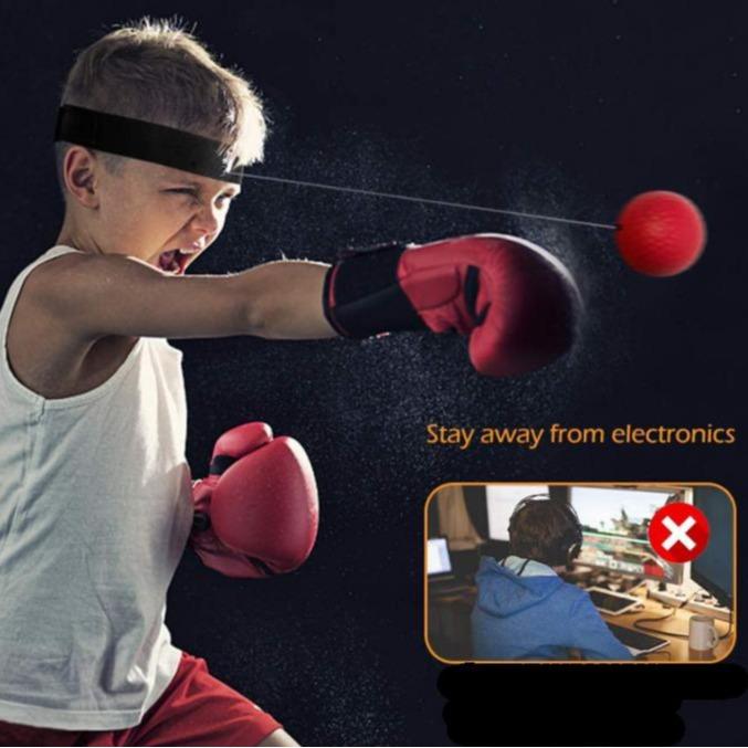 Boxing Reflex Ball Great for Reaction Speed and Hand Eye Coordination Training Boxing Equipment Fight Speed, Boxing Gear, Punching Ball Reflex Bag (Advanced)