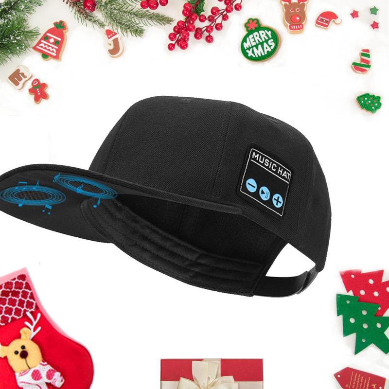 NEW Hat with Bluetooth Speaker Adjustable Bluetooth Hat Wireless Smart Loudspeaker Cap For Outdoor Sport Baseball Cap With Mic Christmas Gifts