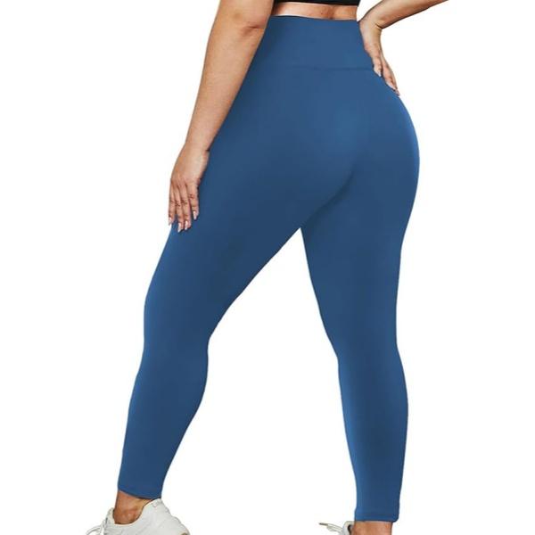 Women's Hip Lifting Yoga Pants High Waist Stretch Training Rolling Control Running Yoga Soft Exercise Tight Fitting Pants with Pockets