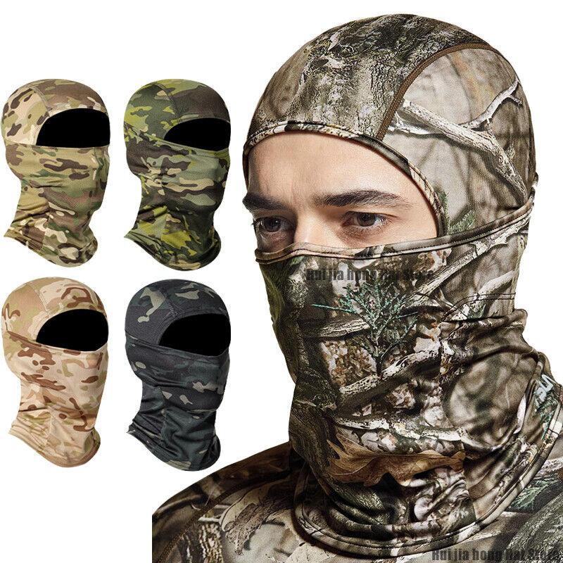 Balaclava Face Mask UV Protection Ski Sun Hood Tactical Camo Masks for Men Women