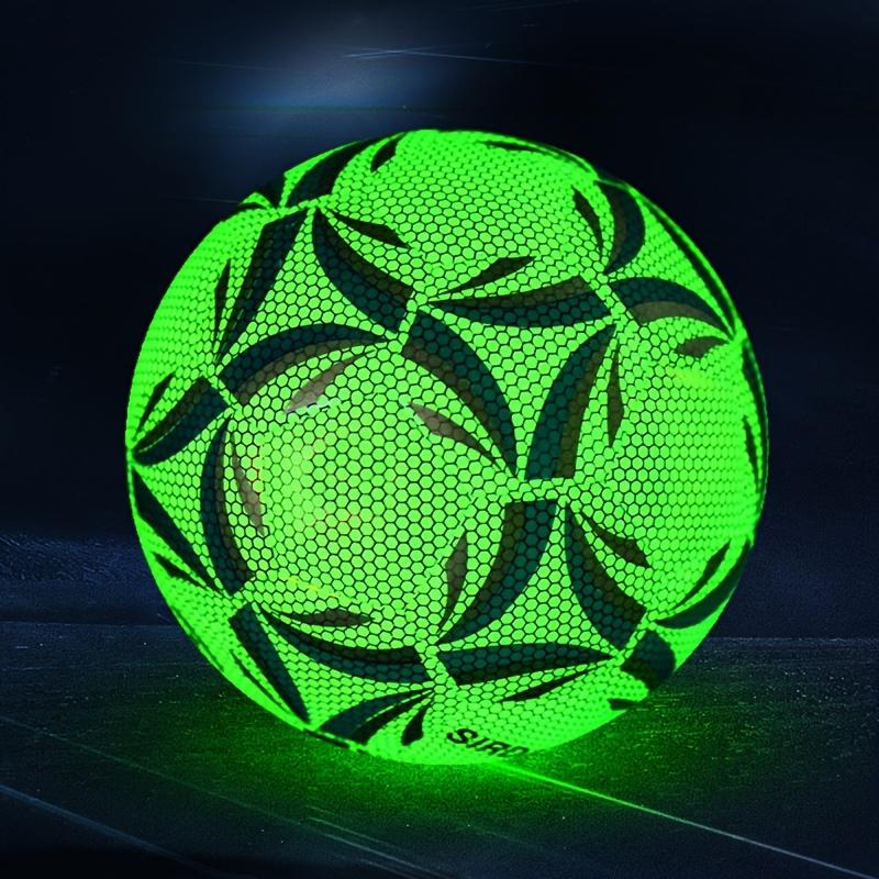 1pc Vibrant Fluorescent Green Professional Soccer Ball - High-Quality PU Match Ball for Outdoor Training, Home Entertainment, Backyard, and Beach Fun - Includes Pump and Mesh Bag freemason gloves new black nike tech jordan 5s