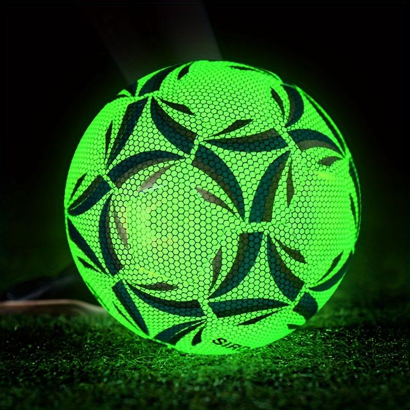 1pc Vibrant Fluorescent Green Professional Soccer Ball - High-Quality PU Match Ball for Outdoor Training, Home Entertainment, Backyard, and Beach Fun - Includes Pump and Mesh Bag freemason gloves new black nike tech jordan 5s