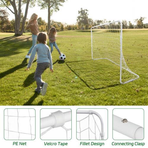 Answer E 6x4 FT Portable Youth Size Strong Steel Frame Soccer Goal Football Net Outdoor