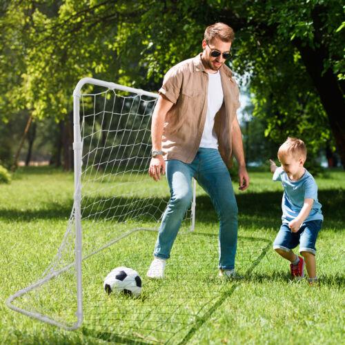 Answer E 6x4 FT Portable Youth Size Strong Steel Frame Soccer Goal Football Net Outdoor