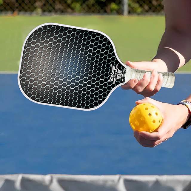 Pickleball Paddle Set | High-Performance Fiberglass | Ergonomic Grip | 4 Balls & Bag