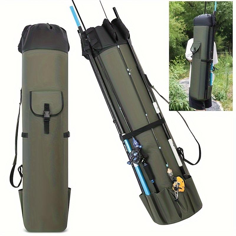 1pc 45.6*9.45 Inch Fishing Rod Bag, Durable Carry Case, Multifunction Large Capacity Storage Bag