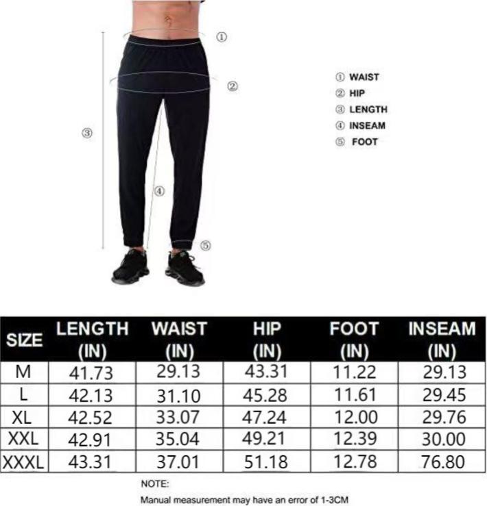 3-Pack Men's Slim Fit Fleece Lined Joggers withHeat Seal Zipper Side Pockets fitness slim fit