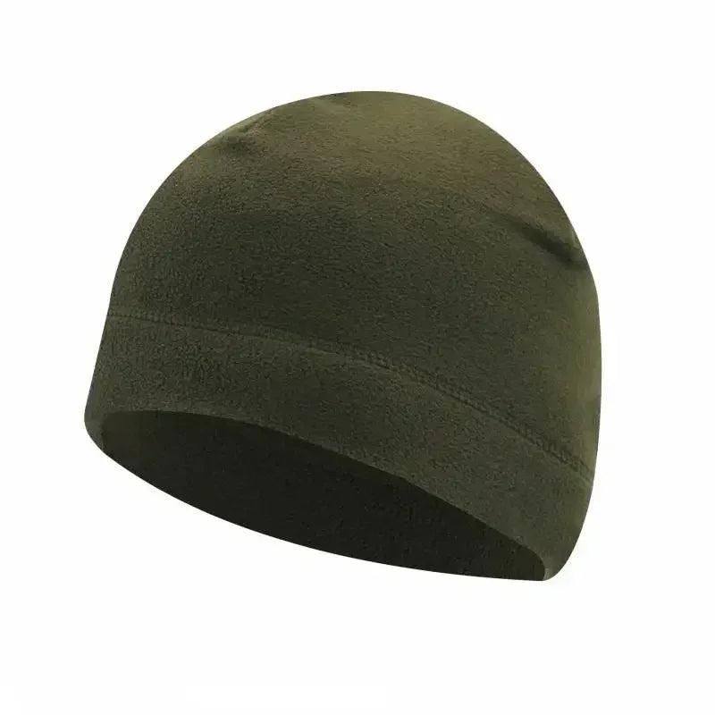 Unisex Warm Polar Fleece Beanie Cap Hats Classic Tactical Windproof Outdoor Hiking Fishing Cycling Hunting Military Men Caps