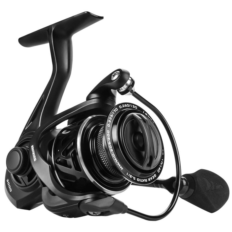 KastKing Zephyr Spinning Reel, Ice Fishing,7+1 6+1BB Smooth Powerful Fishing Reel, Fresh & Saltwater Fishing Reel, Oversized Stainless Steel Main