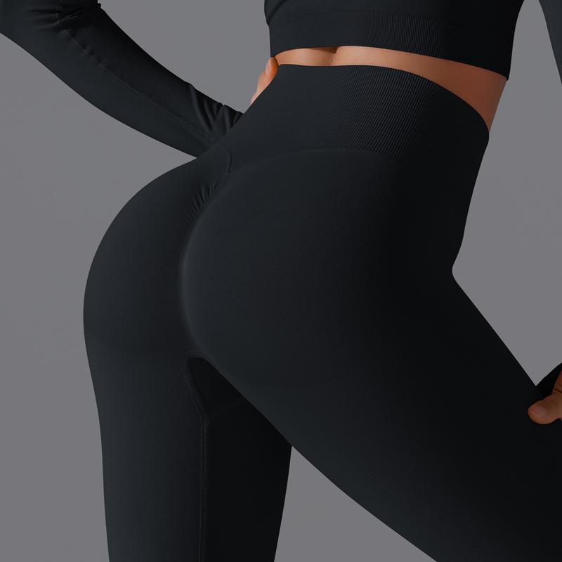 Women's High Waisted Compression Yoga Pants with Scrunch Butt Lifting and Push Up Effect - Seamless Naked Feeling Leggings for Sports and Gym athletic legging