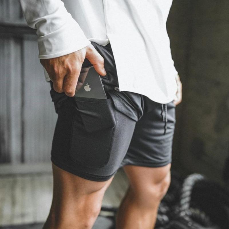 Summer Men Streetwear Anime High Waist Oversize Breathable Gym Short Pants Men's Daily Training Fitness Workout Track Shorts