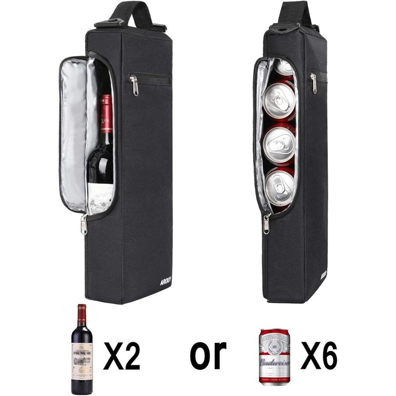 Golf Cooler Bag - Golf Accessories for Men and Small Soft Cooler Bags ulated Beer Cooler Holds a 6 Pack of Cans or Two Bottles of Wine, Golf Sports Bags