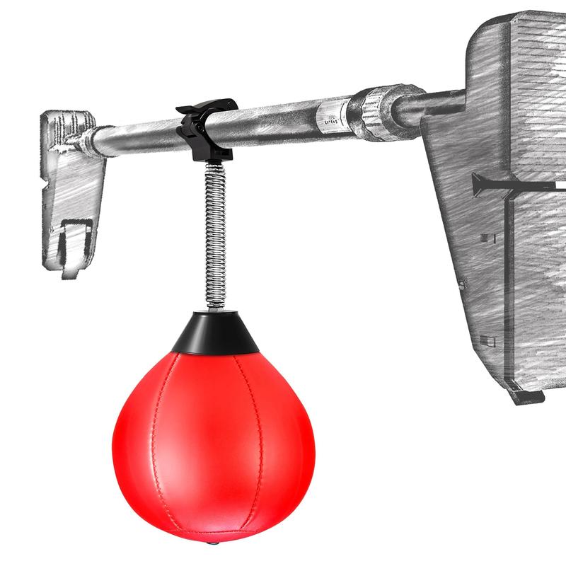 Punching Bag Add-On for Pull-Up Bars, Quick Release (PullUp Bar Not Included) - Enhance Upper Body Strength and Cardio, Stress Relief Anywhere