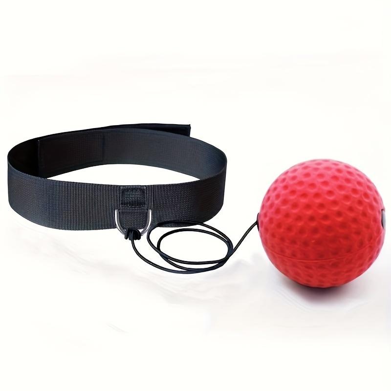 Head-Mounted Boxing Reaction & Speed Training Ball - Ideal for Beginners and Youngsters, Durable Plastic