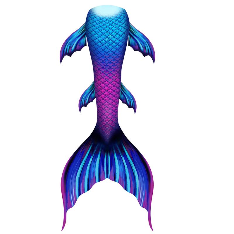 Mermaid Tail for Swimming for Women Men Adults Mermaid Swimsuit (No Monofin)