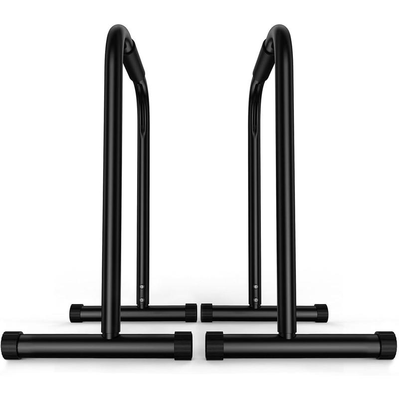 Dip Bars, Adjustable Dip Stand Station for Home, Calisthenics, Exercise. Portable Parallel Bar with Stable and Sturdy Thickened Steel-(300 400 1200LBS) Loading Capacity