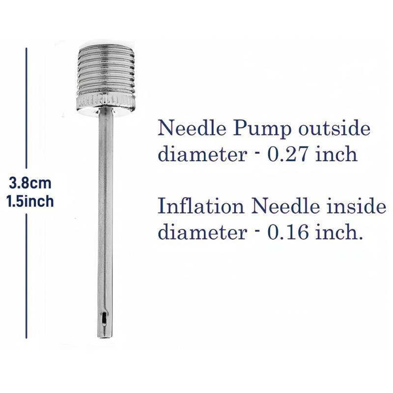 Double Ended Inflation Needle, 12pcs Stainless Steel Inflation Needle, Inflation Tool for Basketball, Football, Volleyball, Olive Ball Pump Needle