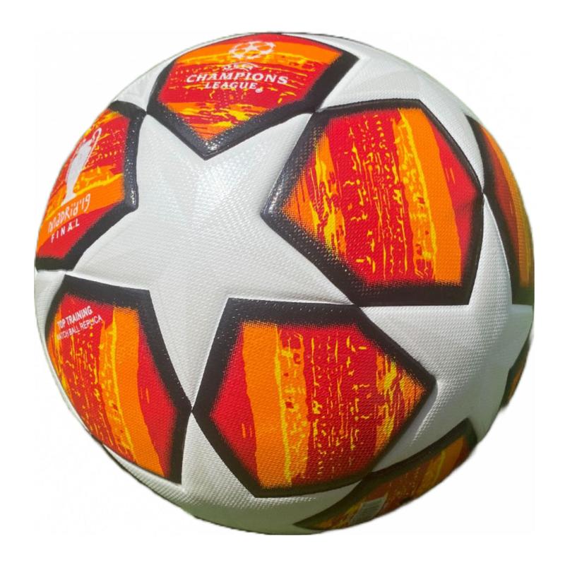 Size 5 High Quality Soccer Ball Champions League Orange White Black