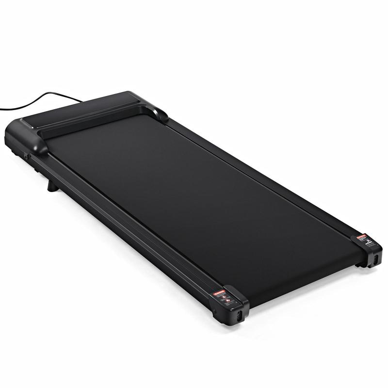 Merax 2 in 1 Walking Pad Treadmill, Under Desk Treadmill, 2.5HP, 06~3.8mph Compact Treadmill with Remote Control,Black