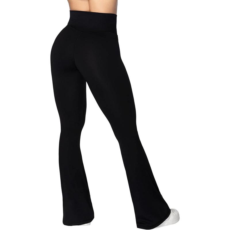 Sunzel Flare Leggings, Crossover Yoga Pants with Tummy Control, High-Waisted and Wide Leg