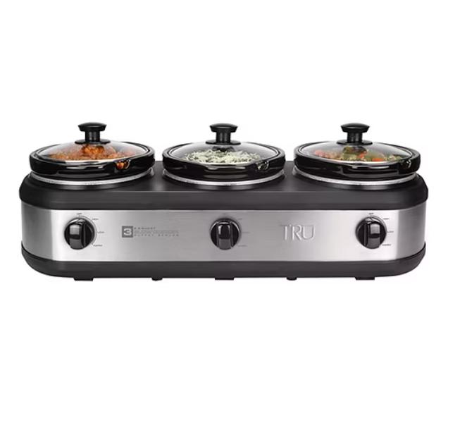 Tru 3 Crock 2.5 Quart Buffet Station