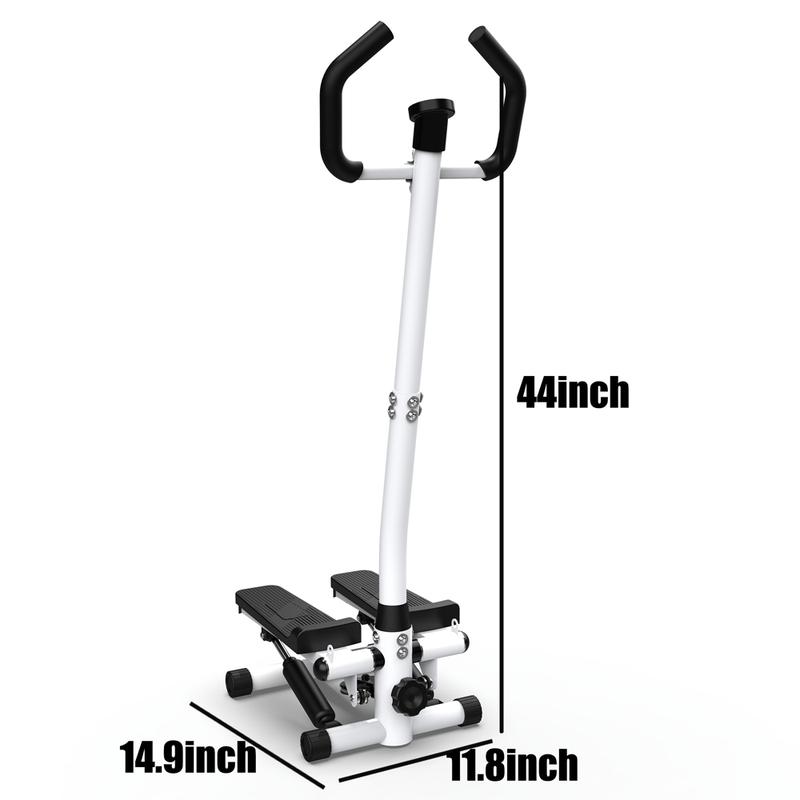 [SAYGOGO]Stair Stepper Machine with Handlebar-Mini Steppers for Exercise with 300LBS Loading Capacity, Hydraulic Fitness Stepper with LCD Monitor