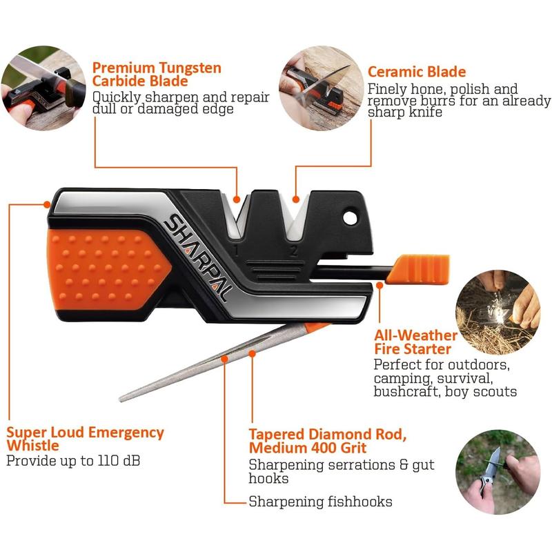 Kitchen Knife Sharpener Survival Camping Tool