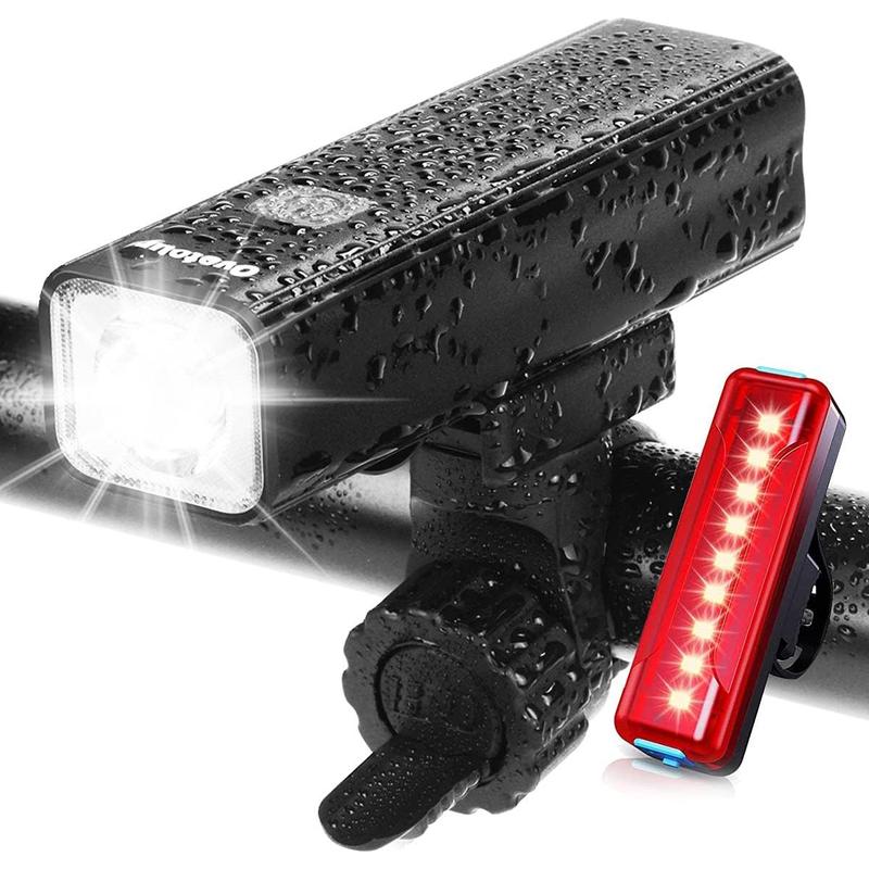 1000 Lumen USB Rechargeable Bike Light,4000mAh Battery with Power Bank Function,Super Bright Bicycle Front Headlight and Back Taillight,5 Light Modes,for Road Mountain Cycling