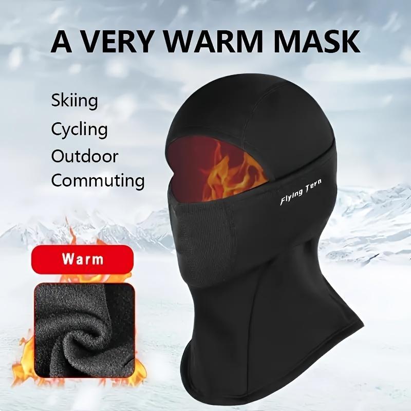 2PCS Thermal Fleece Balaclava Ski Mask - Windproof, Breathable, Warm, Moisture-Wicking Face Cover for Men and Women - Perfect for Outdoor Activities in Cold Weather