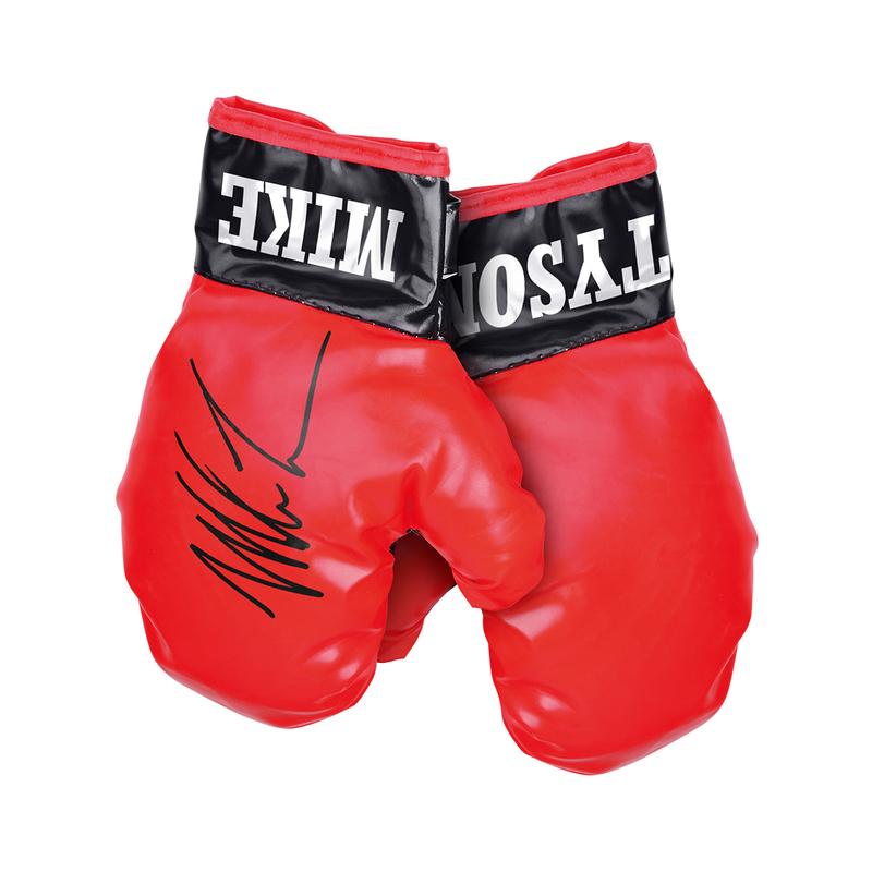 Mike Tyson Kid's Boxing Set with Autographed Gloves For Kid Over 6 Year Old Practice Boxing Sport Good Health