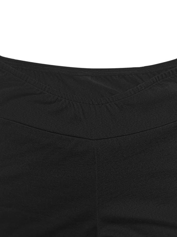 Women's Solid High Waist Biker Shorts, Casual Comfy Breathable Shorts for Daily Outdoor Wear, Ladies Bottoms for Summer