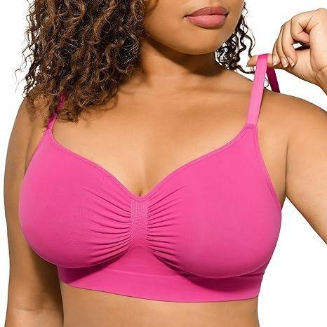 [Christmas Deals] Women's Wireless Sculpt Bra Comfort Bralettes No Underwire Unlined Cami Bra Seamless Tshirt Bras Sports Bra