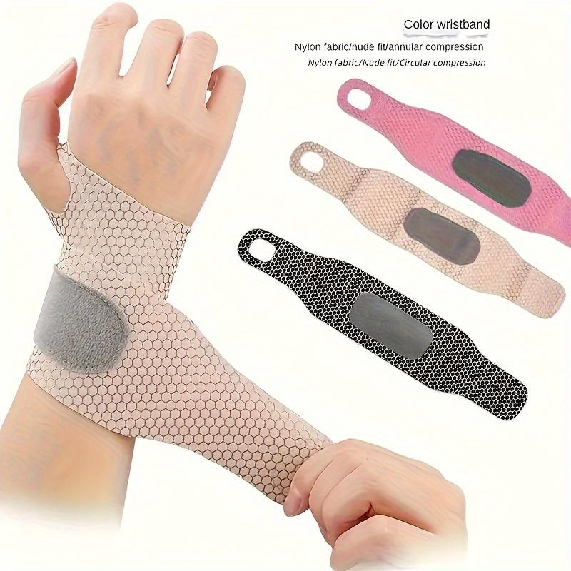 1pc Ultra Thin Wrist Brace, Sport Slim Carpal Tunnel Support For Men And Women, Adjustable Lightweight Breathable Wrist Protector, Helps Prevent Wrist Injuries And Is Suitable For Basketball, Volleyball, Fitness And Other Sports