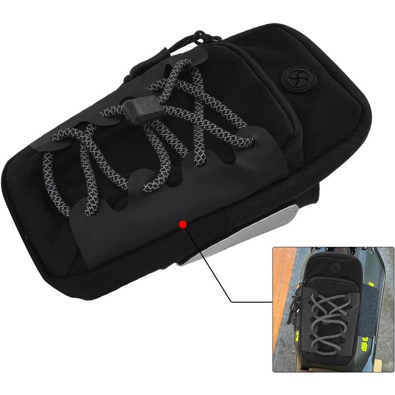 Motorcycle front frame bag storage bag for electric dirt bike sur Ron light bee S light bee X x160 X260-Black