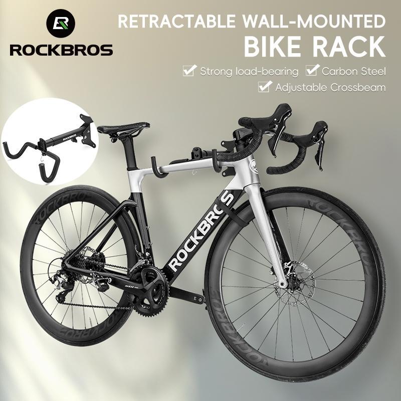 ROCKBROS Bicycle Wall Mount Sturdy Bicycle Holder Adjustable Up to 15kg