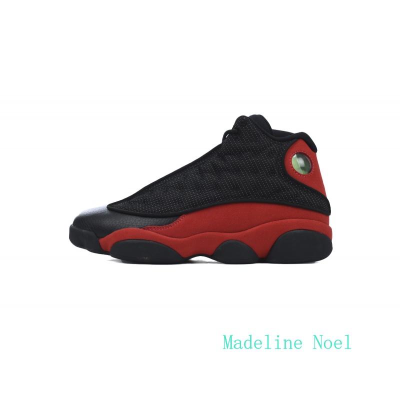 Jordan 13 popular black and red fashion trend retro versatile anti slip wear-resistant shock-absorbing basketball sports shoes Customization Available