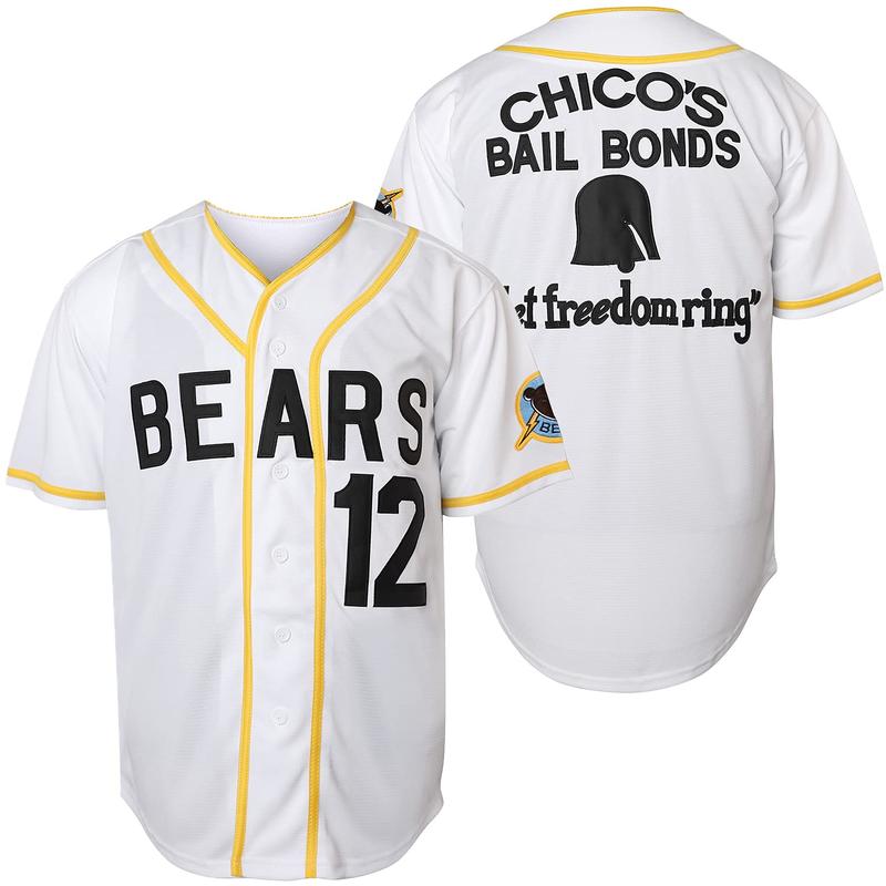 Bad News Bears #12 Tanner Boyle Movie 1976 Chico's Bail Bonds Baseball Jersey