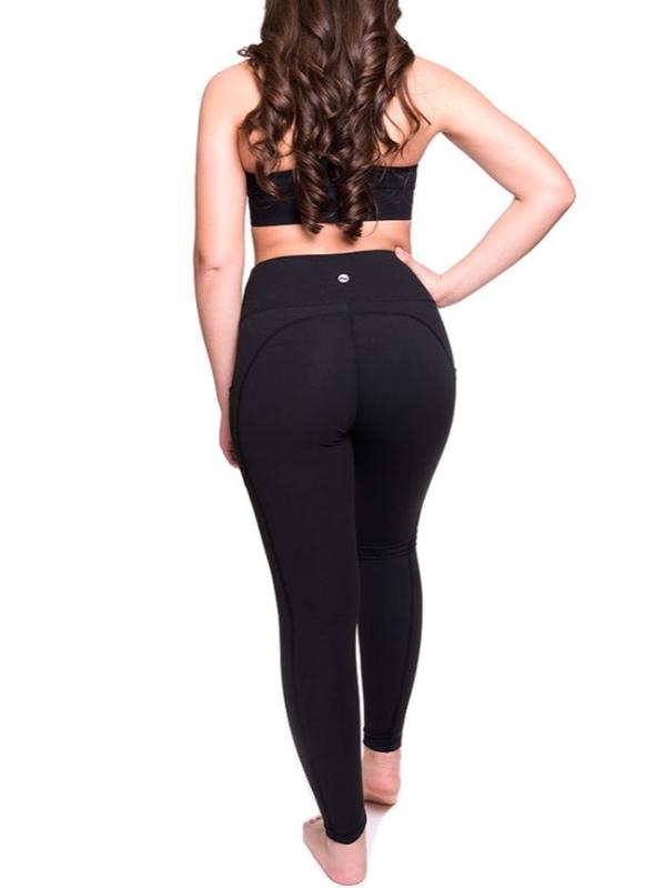 Thick High Waist Yoga Pants With Pockets Tummy Control Workout Running Yoga Leggings For Women 28