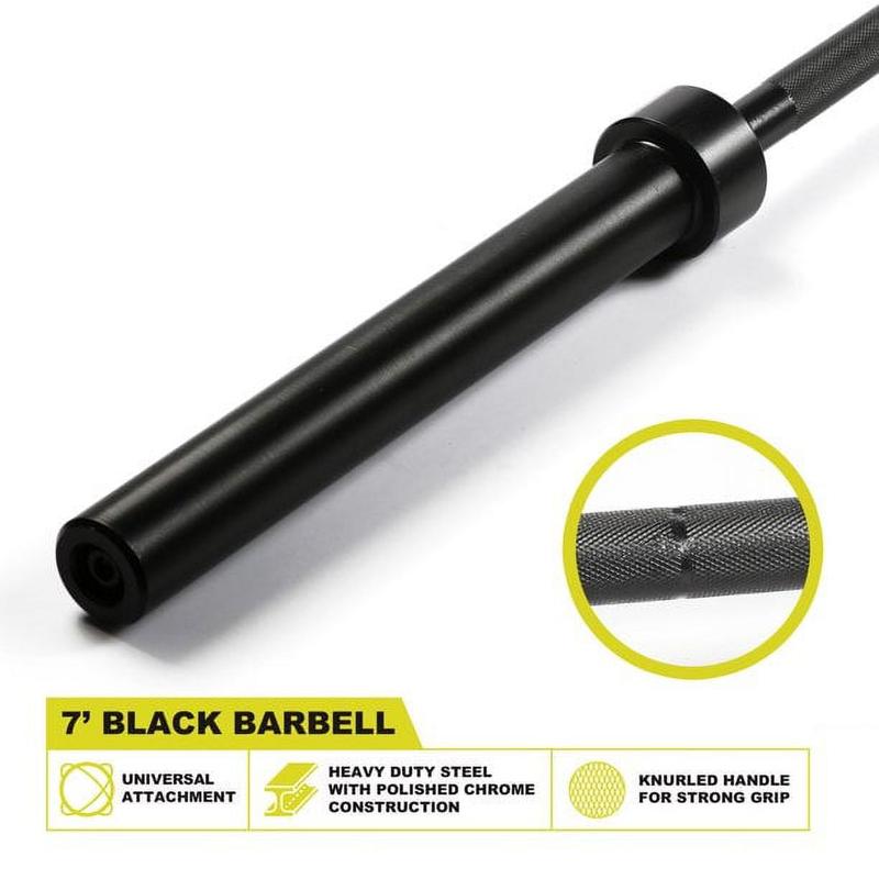 2-Inch Olympic Barbell Weightlifting Bar, 7ft, 700-Pound Capacity