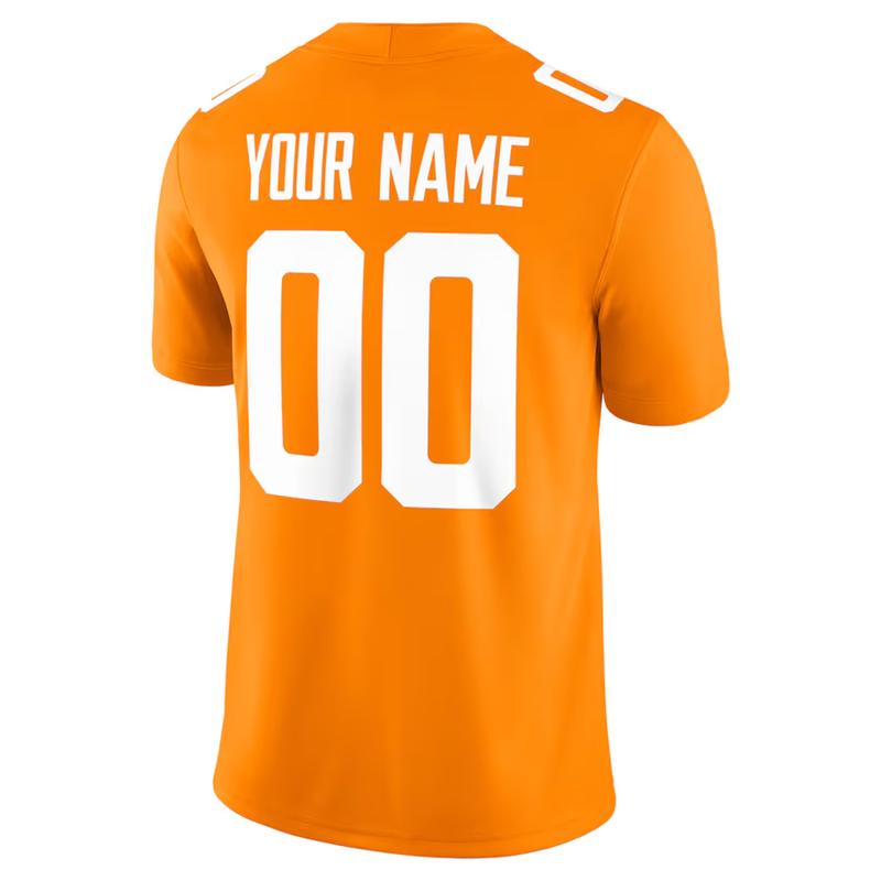 Tennessee Volunteers Custom Football Game Jersey - Orange, Sport Jersey Shirt, Trendy Men Sport Jersey, Classic Men Jersey, Gift For Fan Sport