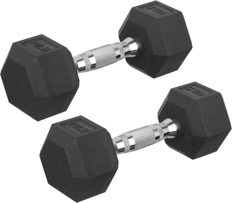 Premium Hex Dumbbells Set - 20LB for Effective Strength Training, Muscle Building, and Body Sculpting