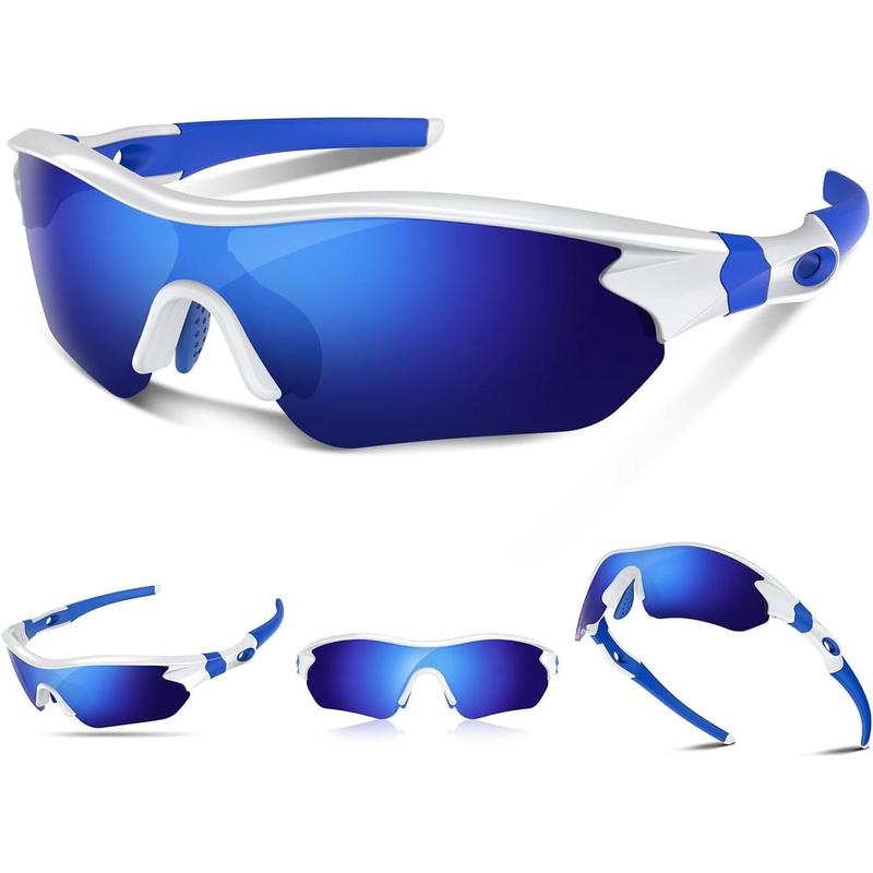 Polarized Sports Sunglasses for Men Women Youth Baseball Running Fishing Tennis Golf Cycling Driving Motor TAC UV400 TR90