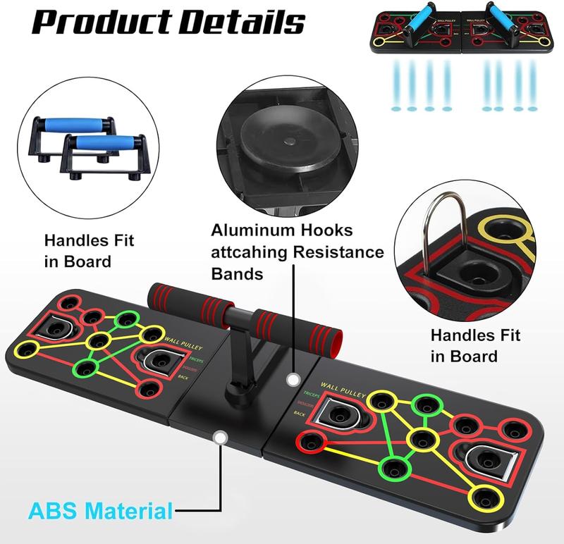 Emurdyon multifunctional fitness kit: includes a sit-up stand, resistance bands, Pilates bar, ab roller wheel, and various other accessories.