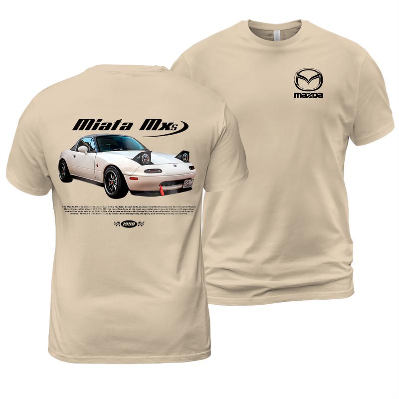 Maz d.a Miata M.X 5 Crewneck T-shirt, Sport Car Unisex Hoodie, Super Car Sweatshirt, Motosport, Streetwear Outfit, Racing Clothing