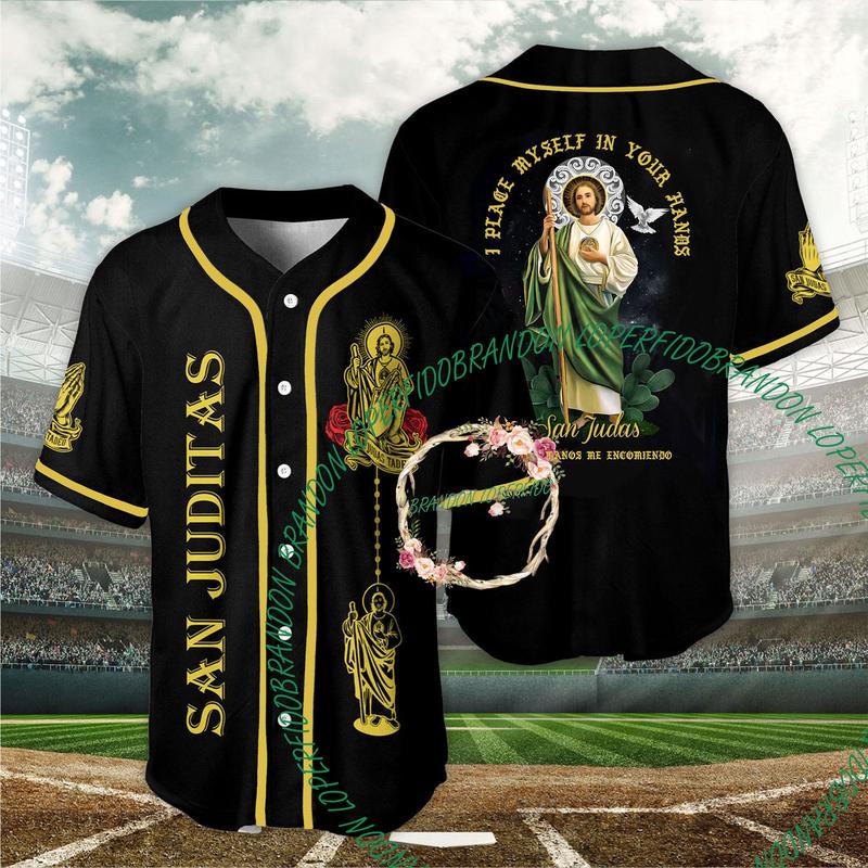 San Juditas Tadeo  New Jersey, Sanjuditas Baseball Jersey, Gift Sanjudas Tateo Mexcico Jersey for Men and Women, Baseball Jersey Style