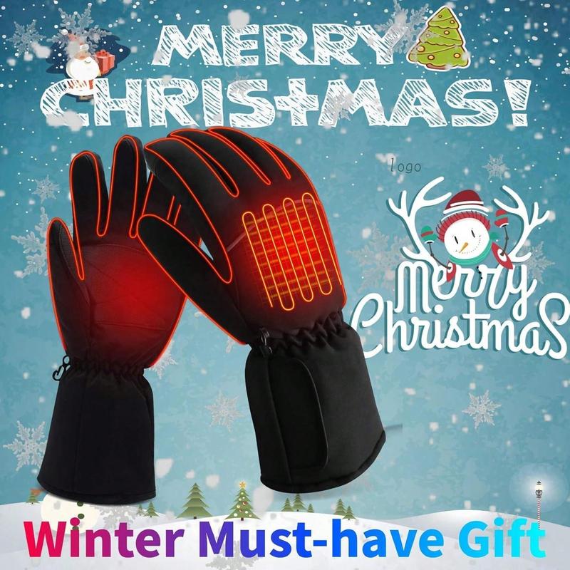 Rechargeable Heated Gloves - 5V 4000mAh Battery Powered, Upgrade Non-Slip, Electric Heating For Cycling, Skiing, Hiking, Hunting, Perfect For Men And Women