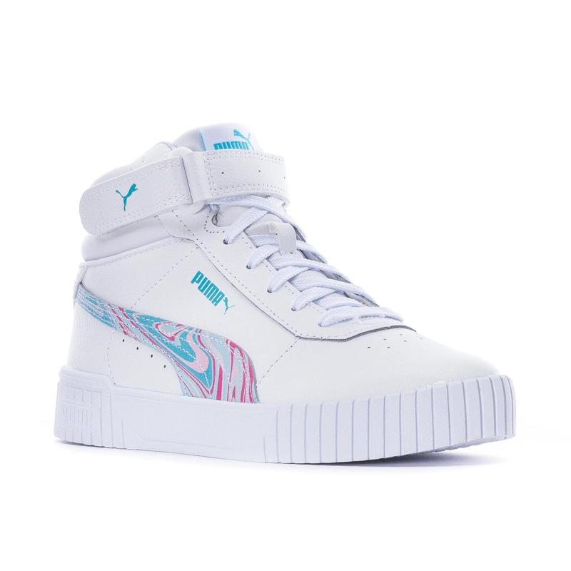 Puma Carina 2.0 Mid Whppd Drms JR Puma White Nitro Blue (393554 01)